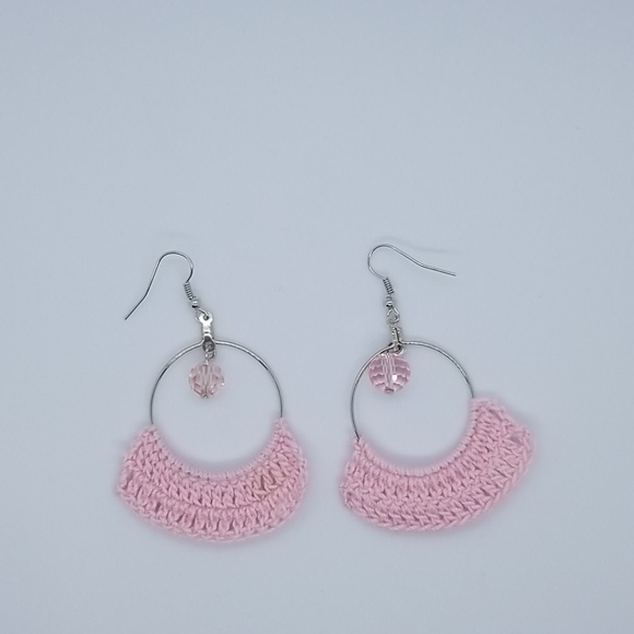 🥳NWT Handmade Crochet Earrings - Picture 1 of 2